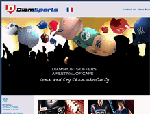 Tablet Screenshot of diamsports.com